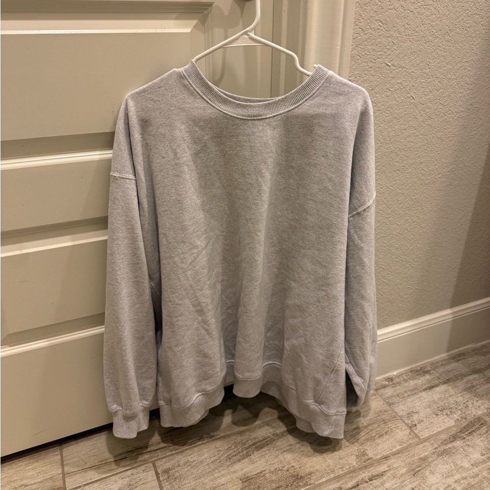 Daily Drills Light Grey Fleece Sweatshirt